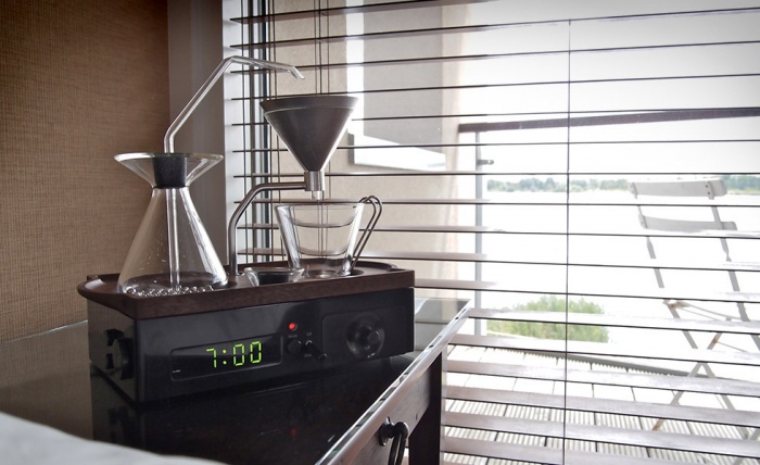 Wake Up to a Cup of Joe: Barisieur Coffee Maker Alarm Clock OhGizmo!