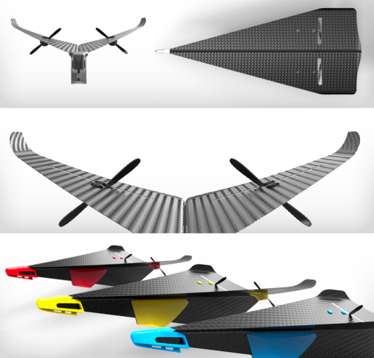 carbon flyer is the coolest rc toy plane ever ohgizmo rc carbon flyer