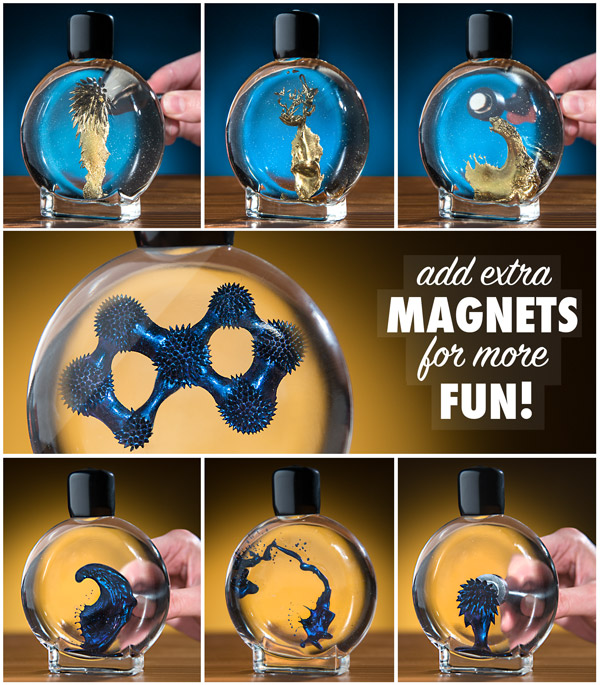 Colorful Ferrofluid In A Bottle Is The New Lavalamp