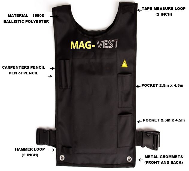 Vest Holds Your Tools For You OhGizmo!