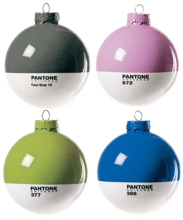 The Designer In Your Life Will Love These Pantone Christmas The Designer In Your Life Will Love These Pantone Christmas Ornaments Ohgizmo