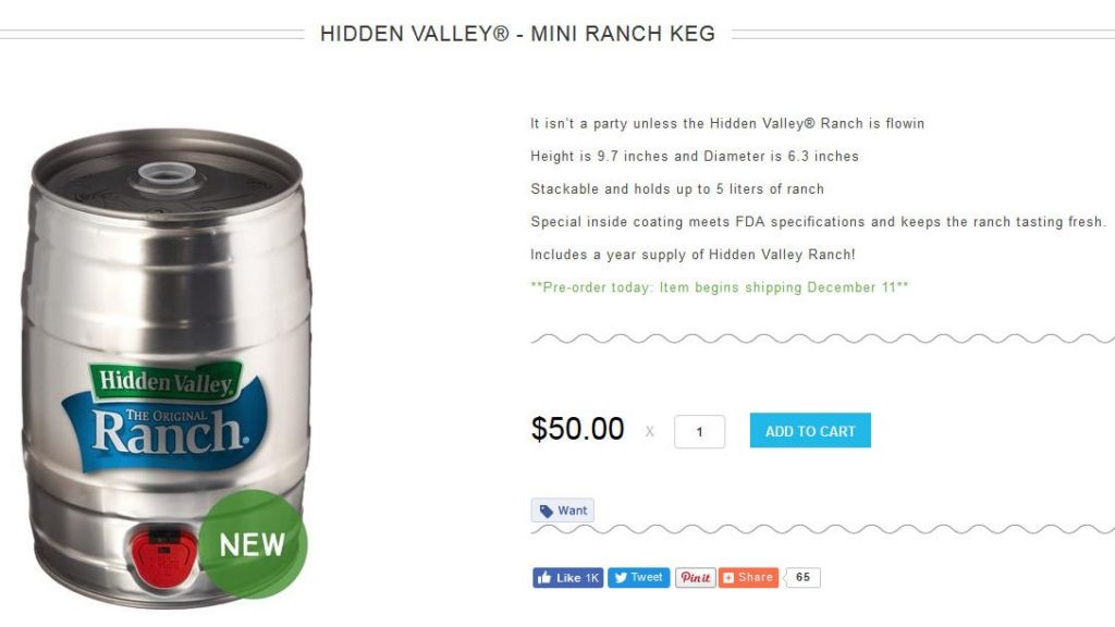 Hidden Valley Releasing A 5Liter Keg of Their Ranch OhGizmo! Part 15